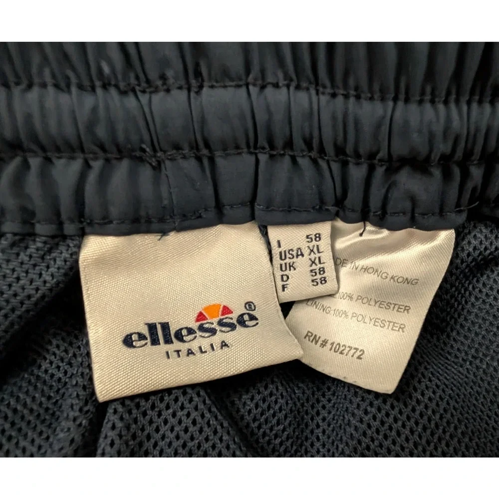 Ellesse Italia USA sz XL Swimming Shorts or Trunks lined navy blue swim men 0298
